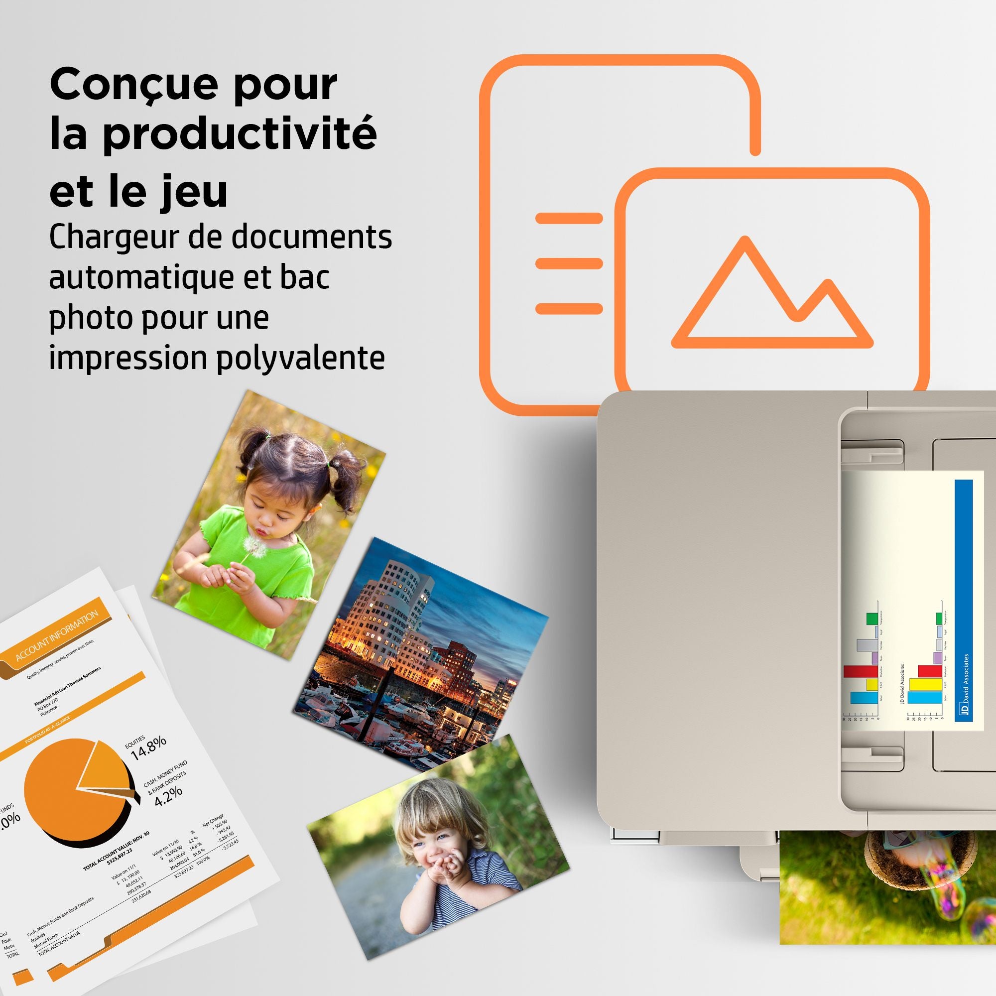 HP ENVY Imprimante tout-en-un HP Inspire 7920e, Couleur, Imprimante pour Maison et Bureau a domicile, Impression, copie, numérisation, Sans fil  HP+  Éligibilit