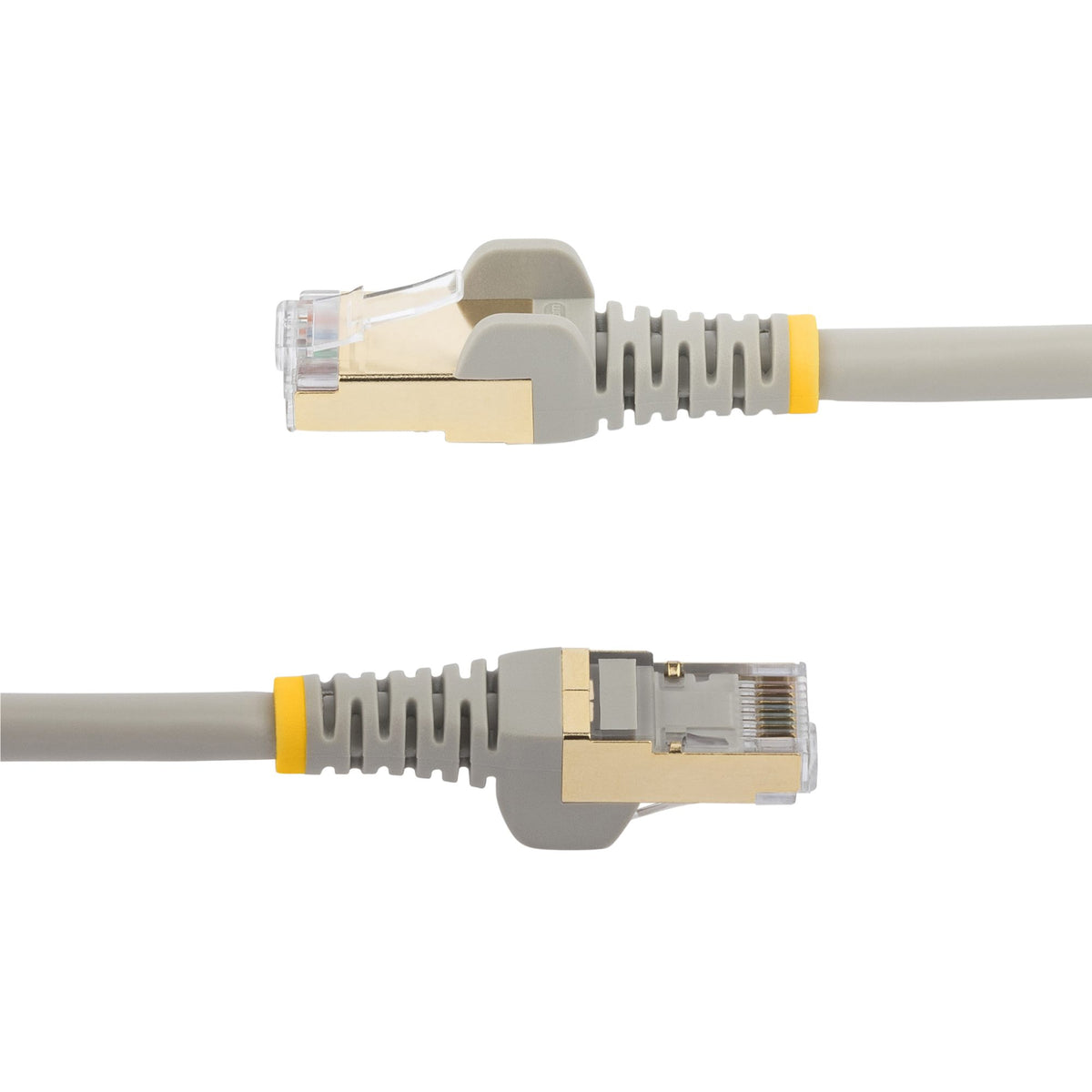 0.5m Gray Cat6a Ethernet Cable - STP
