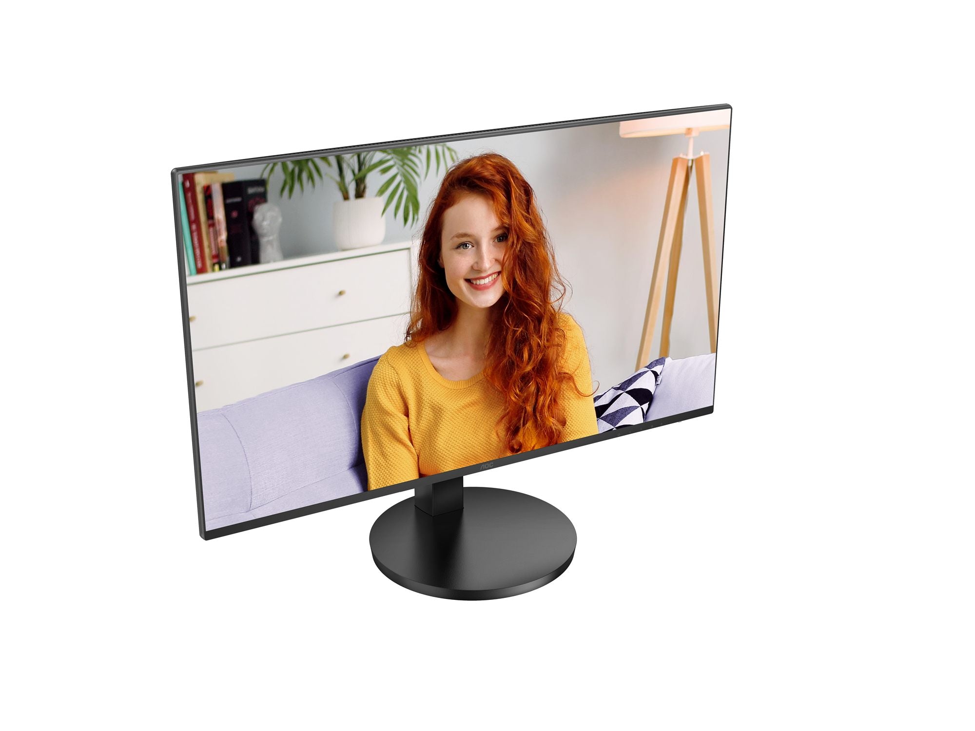 AOC Q27B3CF2 27inch 2560x1440 100Hz IPS Flat 110mm USB-C Dock 65W AdaptiveSync USB HUB Speakers Low Blue Mode USB C HDMI 350cd/m2