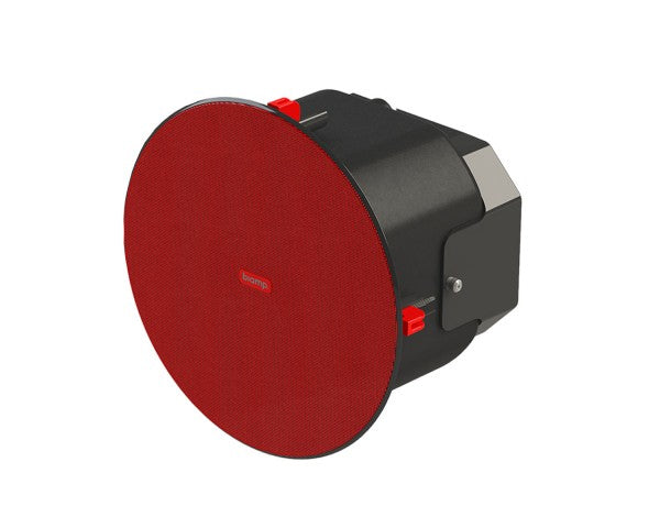 Biamp Desono - In-Ceiling, Indoor 6.5in Coaxial Loudspeaker, Red.