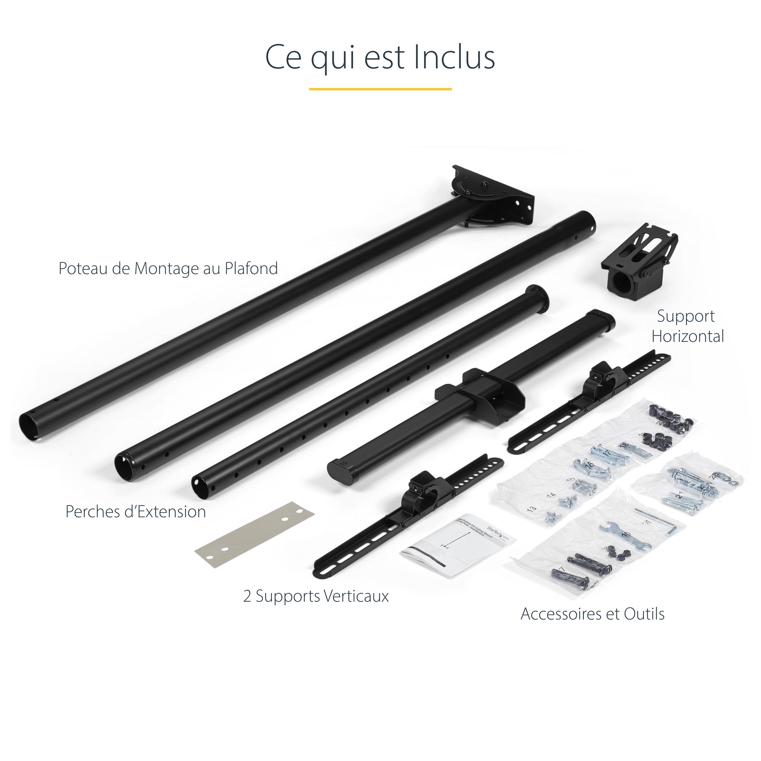TV Mount Ceiling Long Pole 32"-70" TV