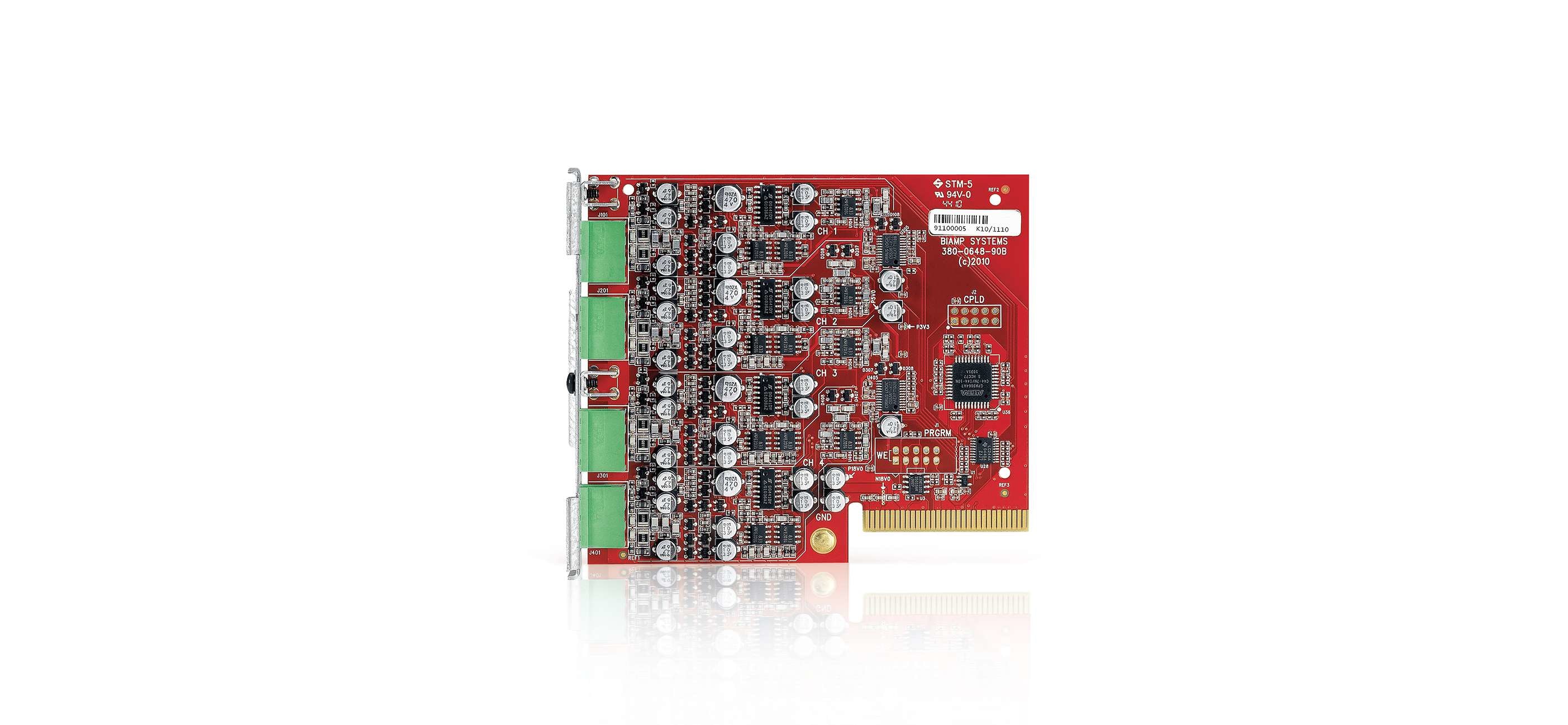 Biamp Card Kit of 4 Microphone/Line Inputs