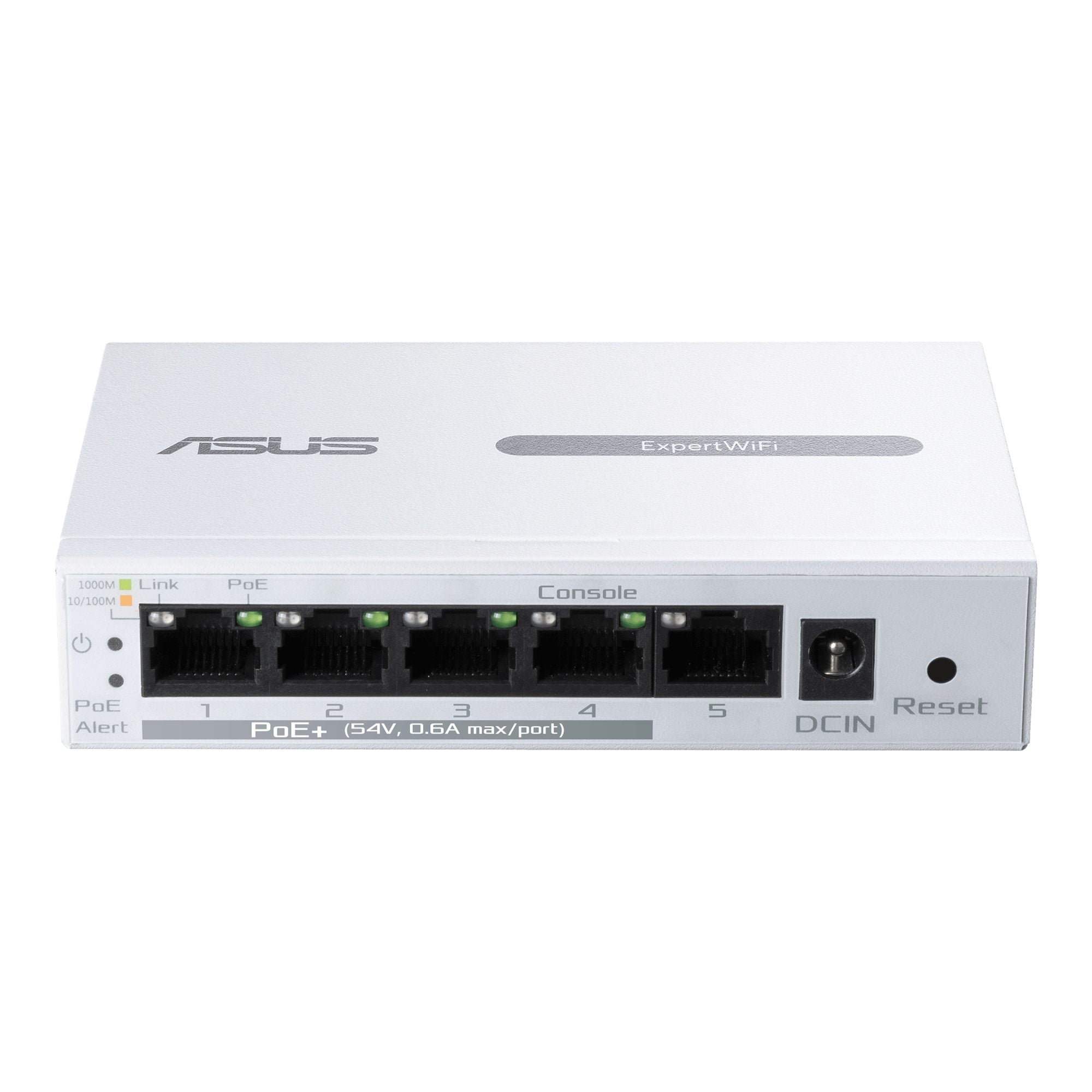 ASUS EBP15 5-Port GbE smart managed PoE+ switch 4 PoE+ ports 60W Supports PoE priority setting