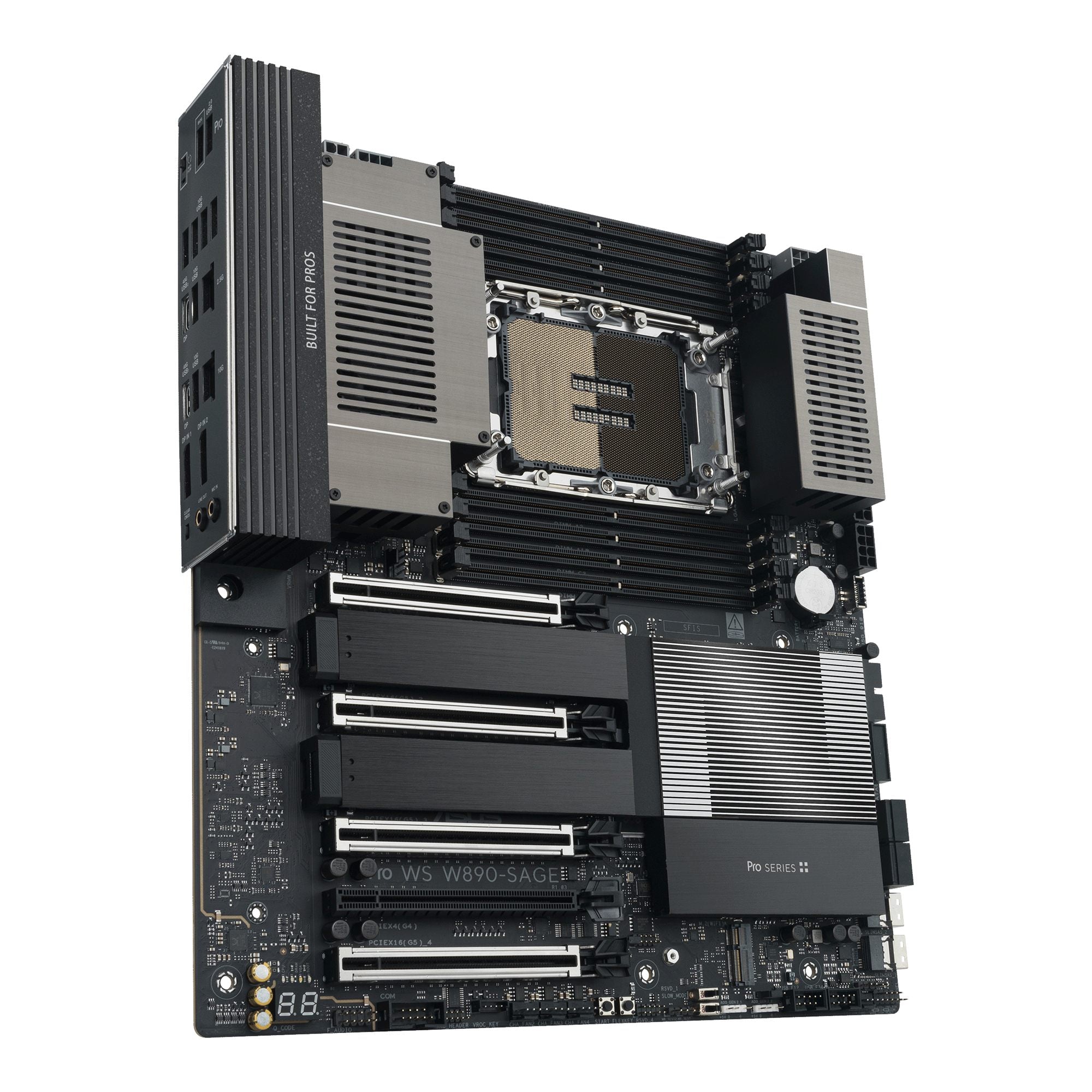 ASUS PRO WS W890-SAGE LGA4710-2 EEB workstation motherboard 8xDDR4 4xPCIe 5.0 4xM.2 4xSATA