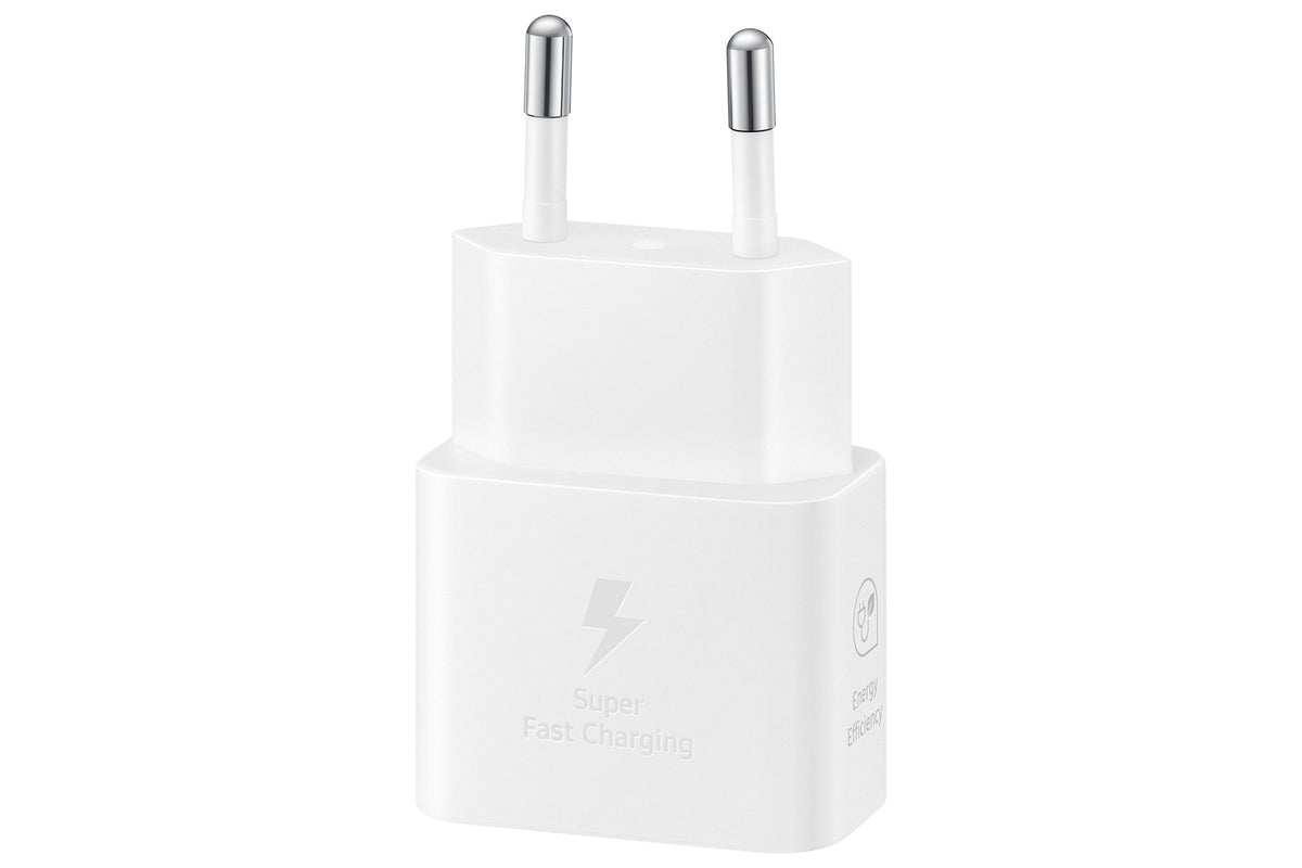 SAMSUNG fast charger USB-C 25W with data cable white