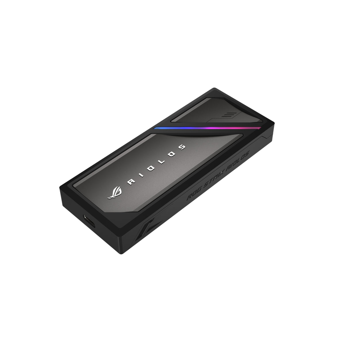 ASUS ROG Strix Aiolos M.2 NVMe SSD Enclosure USB 3.2 GEN2 Type-C 20Gbps Aura Sync RGB