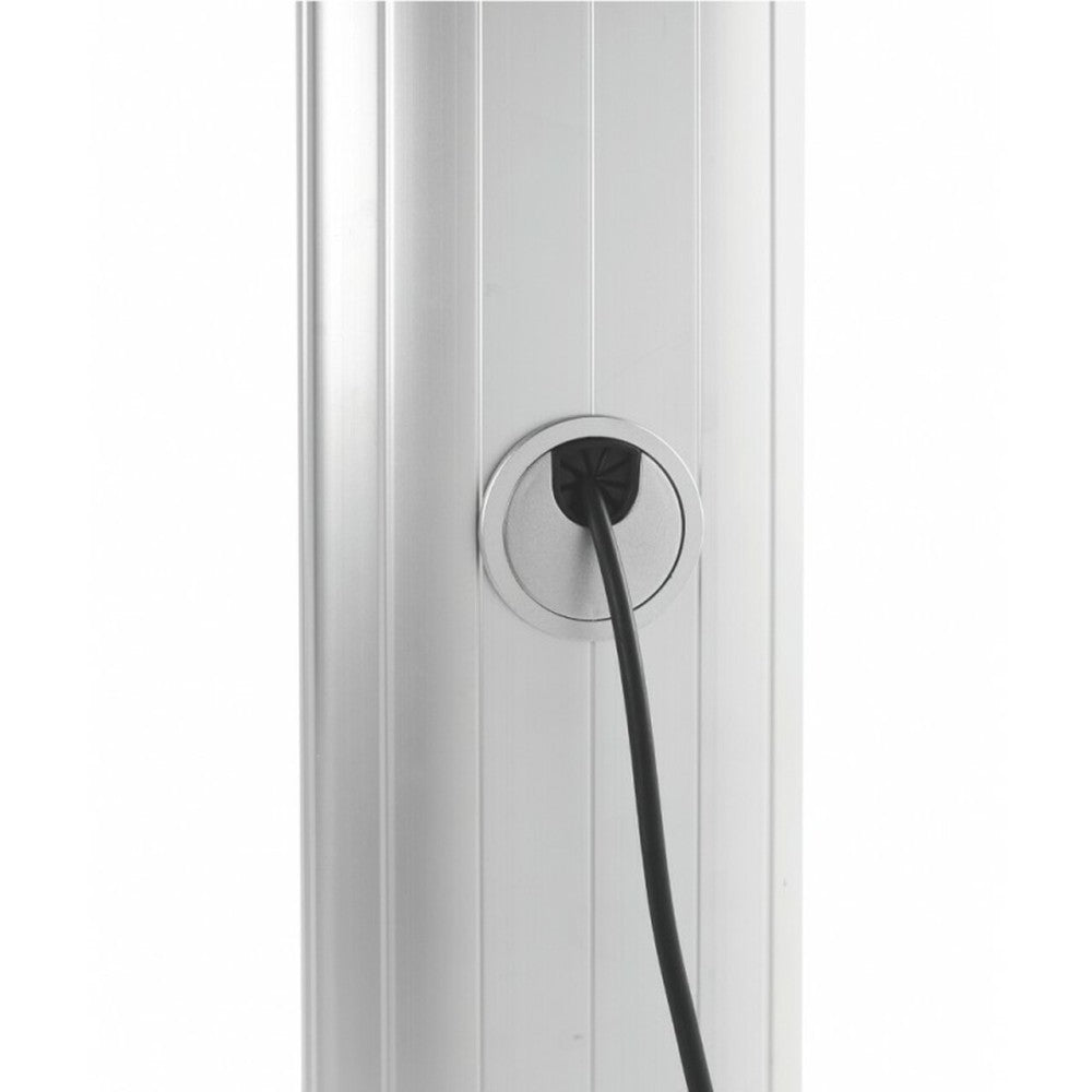 "Techly ICA-TR24 Support TV mobile 60-100"" jusqu'a 100kg réglable 2 étageres"