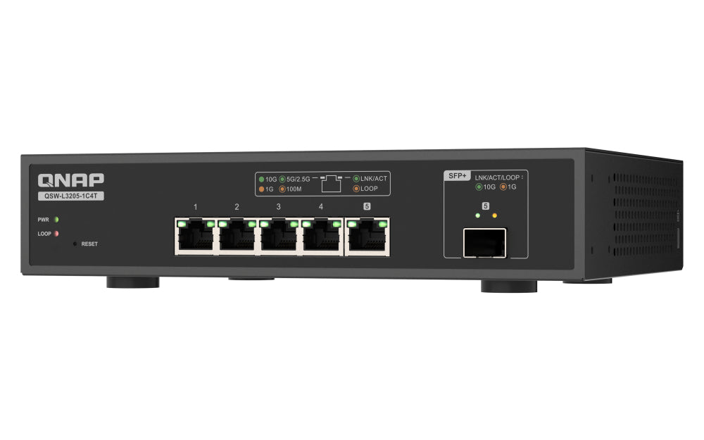 QSW-L3205-1C4T 4 ports 10Gbps 1 port 1