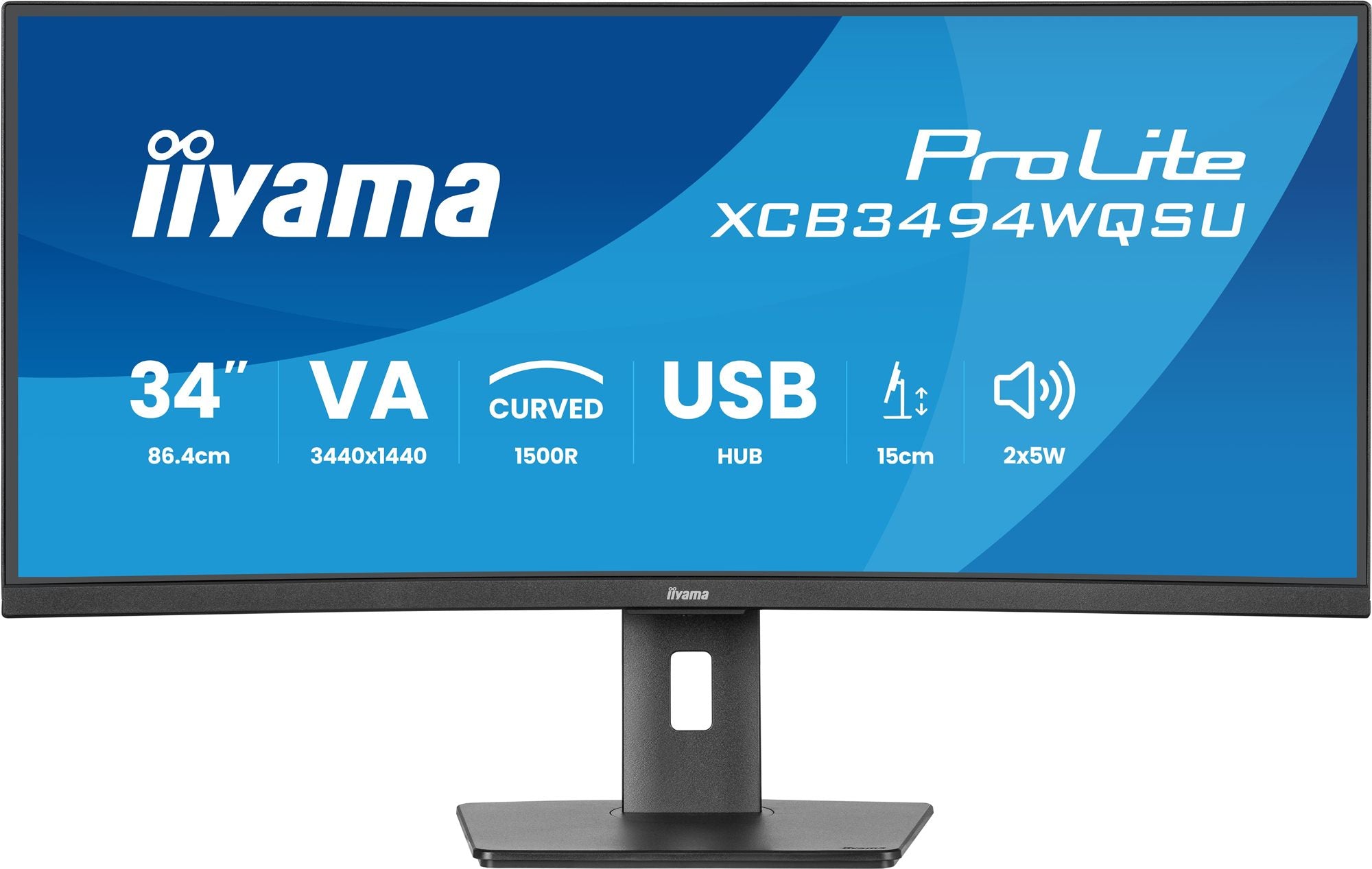 XCB3494WQSU-B1 34" UW Curved VA-3440x144