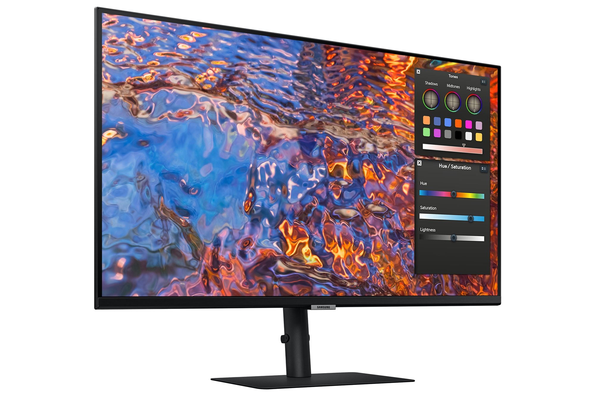 SAMSUNG LS32B800PXPXEN 32p 16:9 3840x2160 IPS 5ms HDR400 HAS/Swivel/Pivot/Tilt HDMI/DP/USB-C 90W/LAN USB3 Hub VESA 100