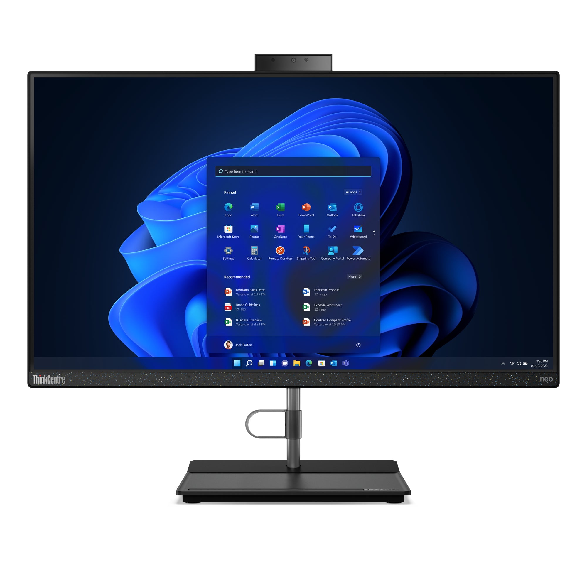 LENOVO ThinkCentre neo 30a 24 Gen 4 Intel Core i5-13420H 23.8p FHD 8Go 256Go SSD M.2 2280 PCIe Intel UHD Graphics W11P 1YR Onsite
