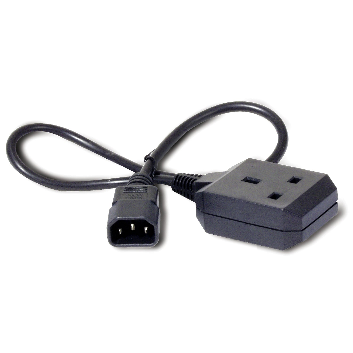 Power Cord/BS1363 C14 10A 230V 0.61M