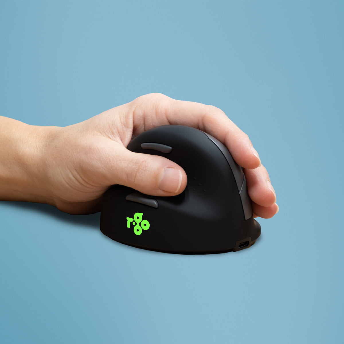 R-GO TOOLS Souris HE Break, gaucher, Bluetooth, M noire