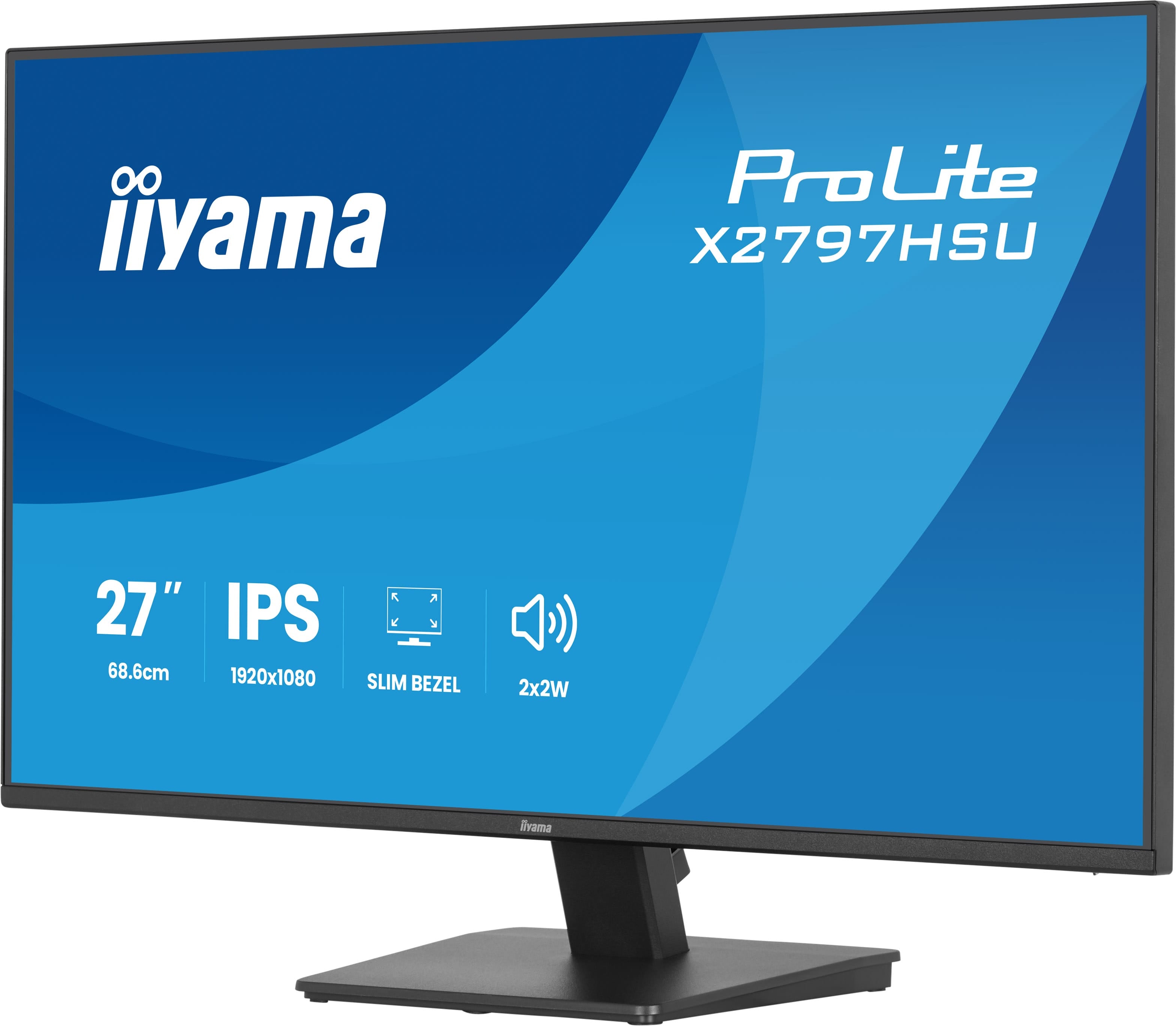 iiyama X2797HSU-B1 27" IPS LCD with 4-si