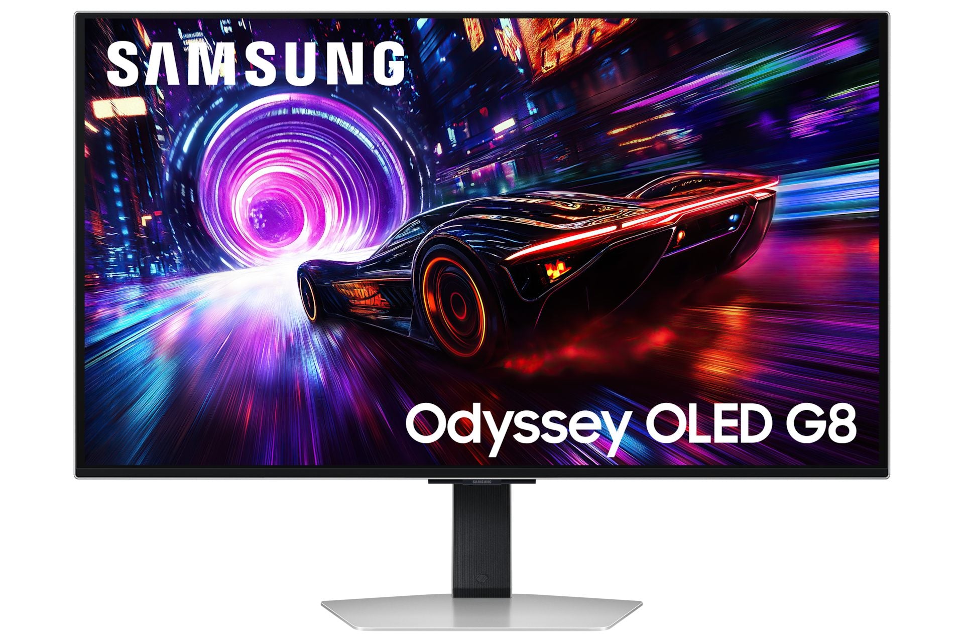 SAMSUNG ODYSSEY QD -OLED G81SF - Ecran gaming- 32p- UHD 4K- 240 Htz- 0,03 ms -Glare Free - HDR400 -2xHDMI- DP - 3xUSB Pivot