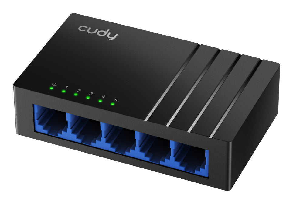 Cudy GS105D commutateur réseau Non-géré Gigabit Ethernet (10/100/1000) Noir