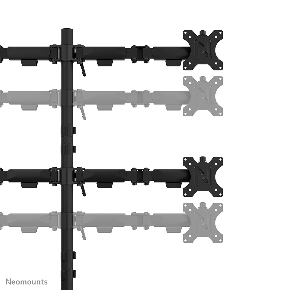 Neomounts DS60-600BL2-2 Quadruple monito