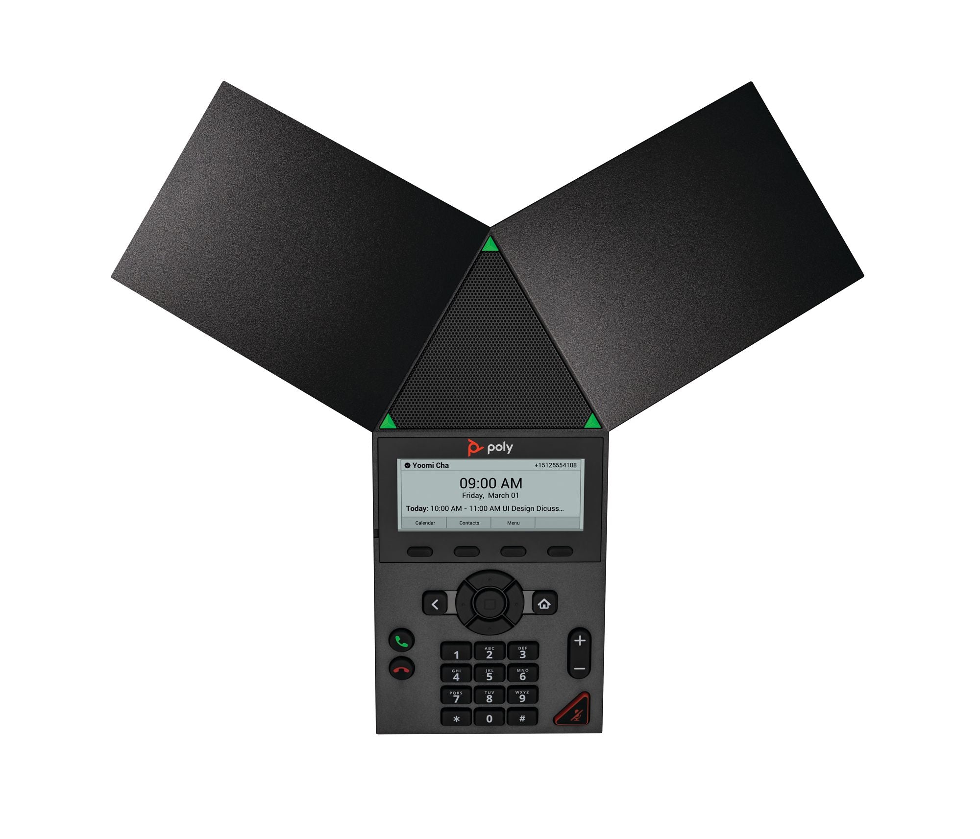 HP Poly Trio 8300 IP Conference Phone and PoE-enabled No Radio