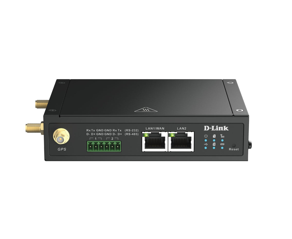 D-LINK 4G IIoT Gateway 2x Gigabit Ethernet 2x RS232/485 1x DI 1x DO GPS