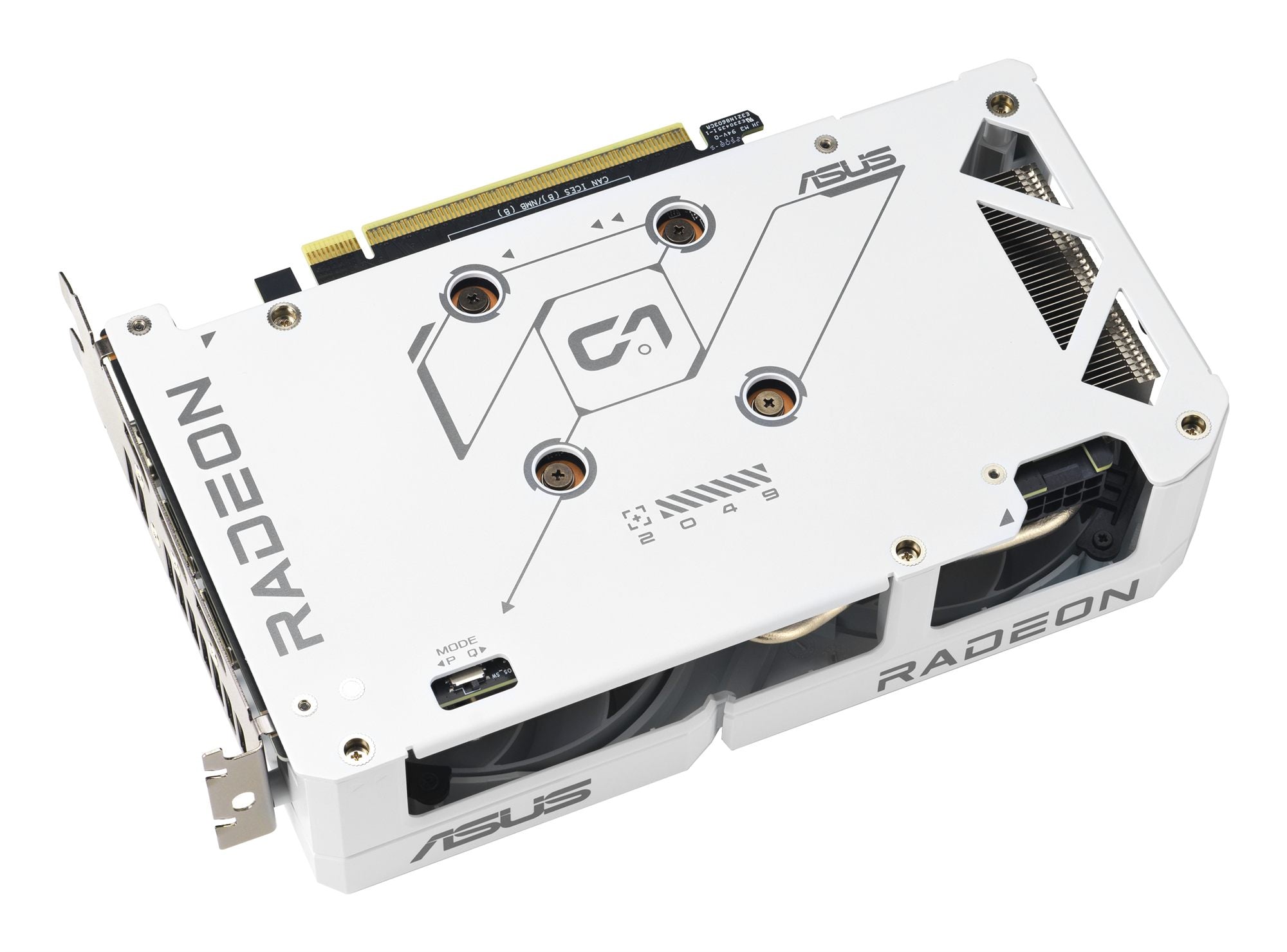 ASUS DUAL RX 9060 XT 16Go GDDR6 2xDP 1xHDMI WHITE