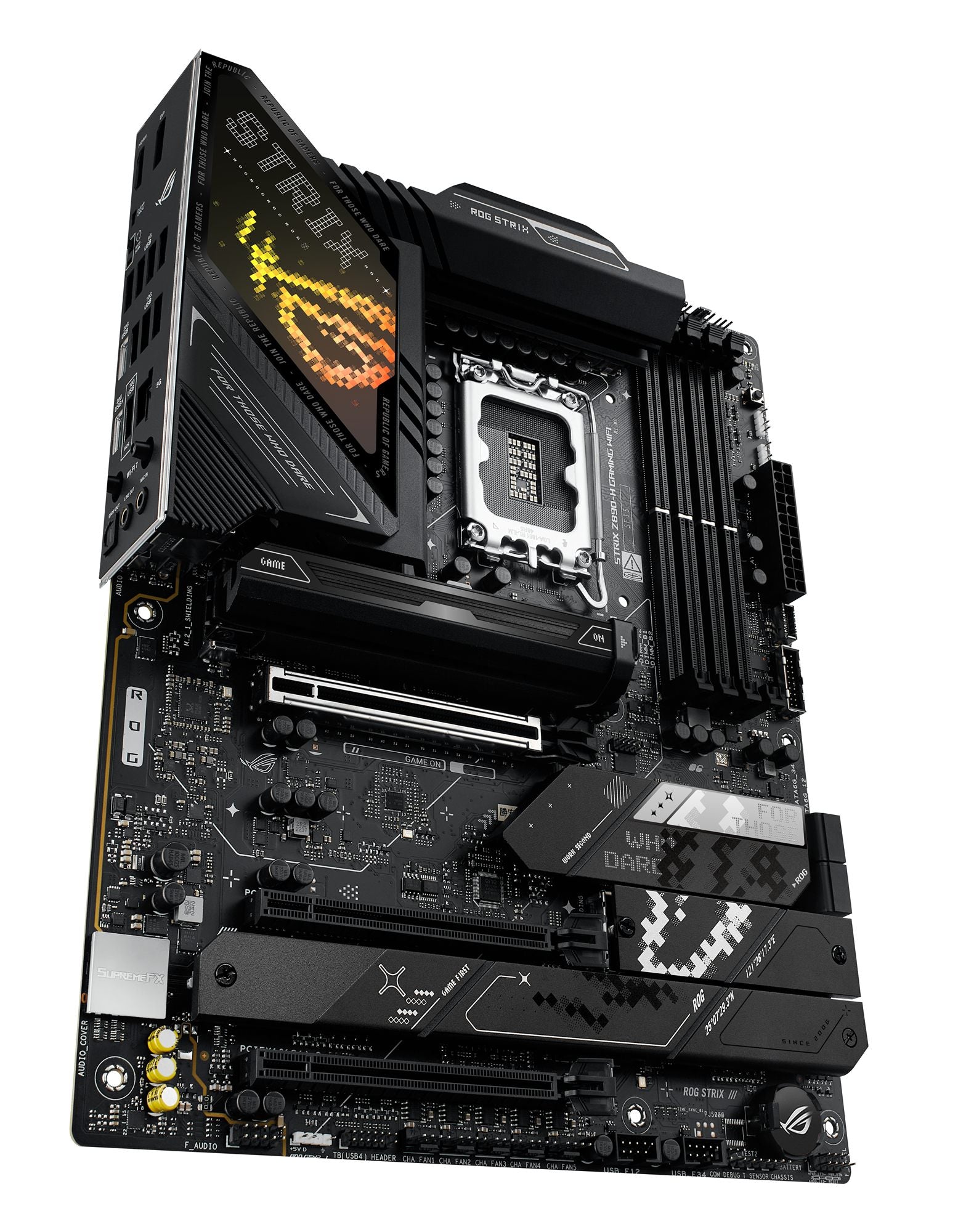 ASUS ROG STRIX Z890-H GAMING WIFI LGA 1851 DDR5 ATX motherboard 1xHDMI 1xDP 4xM.2 4xSATA