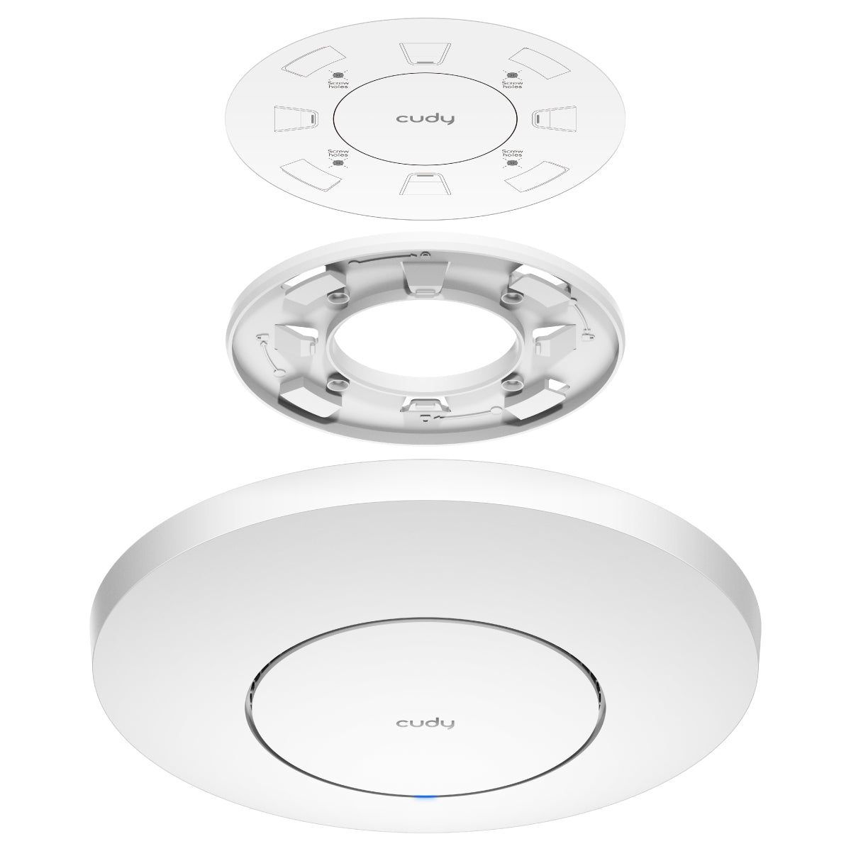 Cudy AC1300 1167 Mbit/s Blanc Connexion Ethernet, supportant l'alimentation via ce port (PoE)