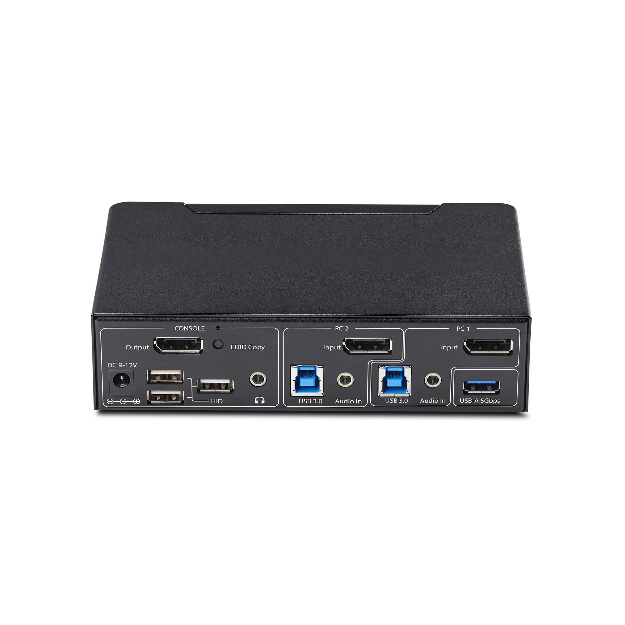 2-Port DisplayPort KVM Switch USB 3.0