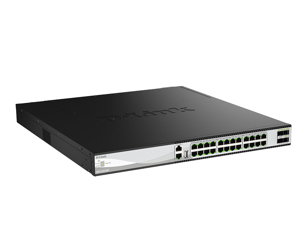 D-LINK 24 Ports 10G PoE 60W + 4 Ports 25G SFP28 Managed Switches 790W