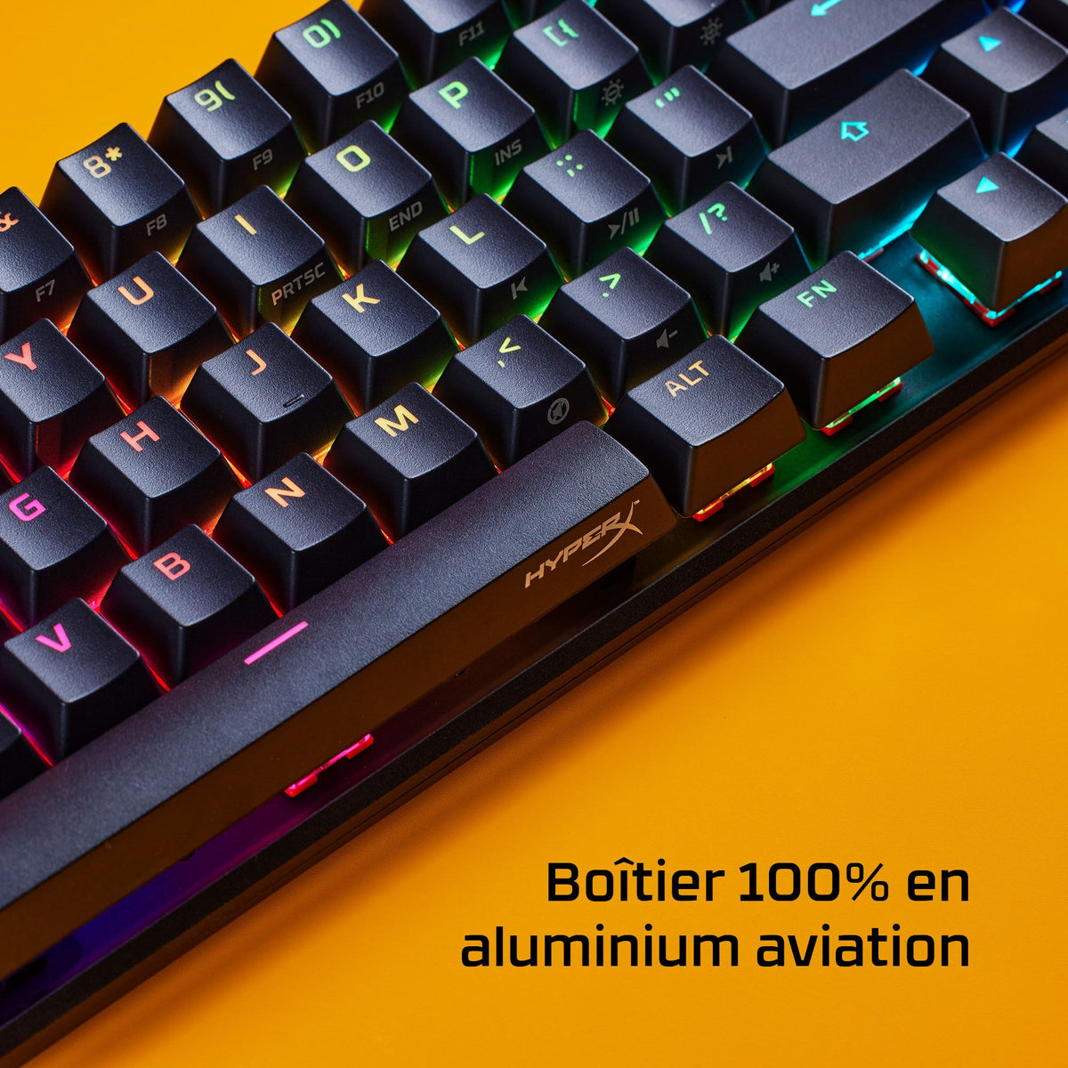 Clavier mécanique HyperX Alloy Origins 65 RGB - interrupteurs HX Red - QWERTY US INT