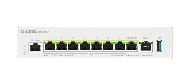 D-LINK Routeur PoE VPN Double-WAN & Contrôleur Wi-Fi