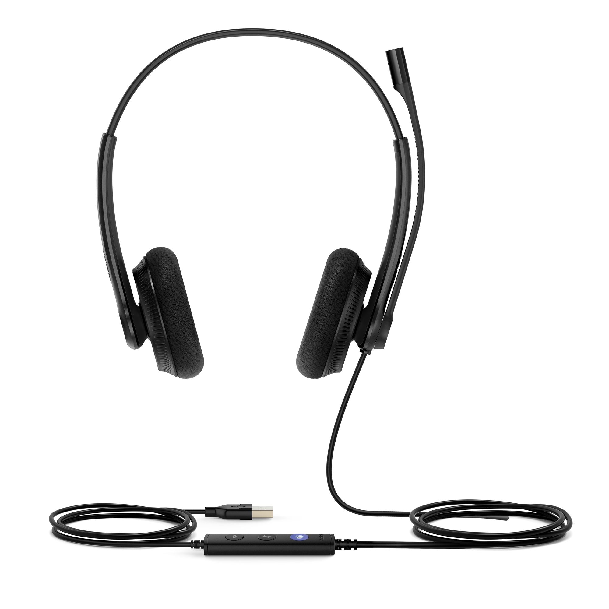Yealink UH34 Lite Dual Teams Avec fil Arceau Bureau/Centre d'appels USB Type-A Noir