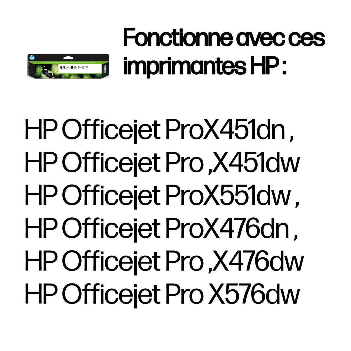 HP 970XL original Ink cartridge CN625A black