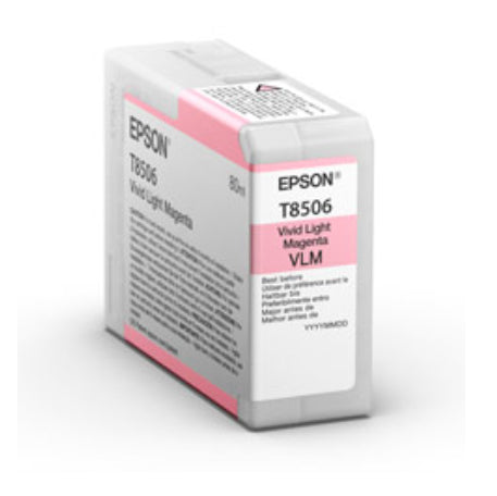 EPSON 5LB Singlepack Vivid Light Magenta T85060N UltraChrome HD ink 80ml