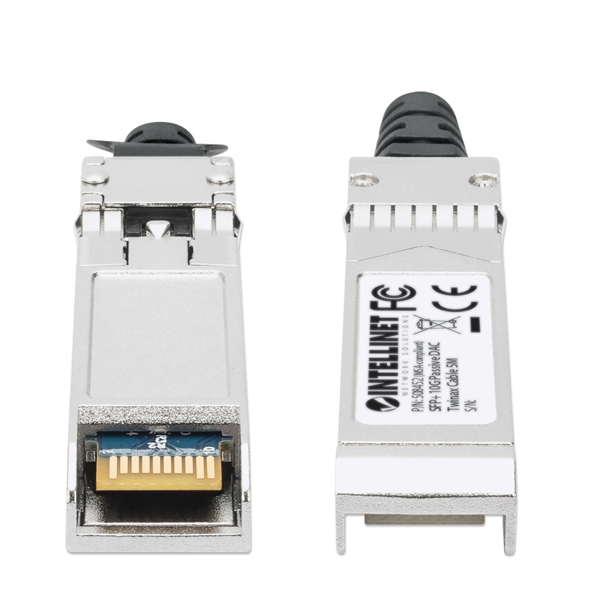 Intellinet 508452 câble InfiniBand et a fibres optiques 5 m SFP+ Argent