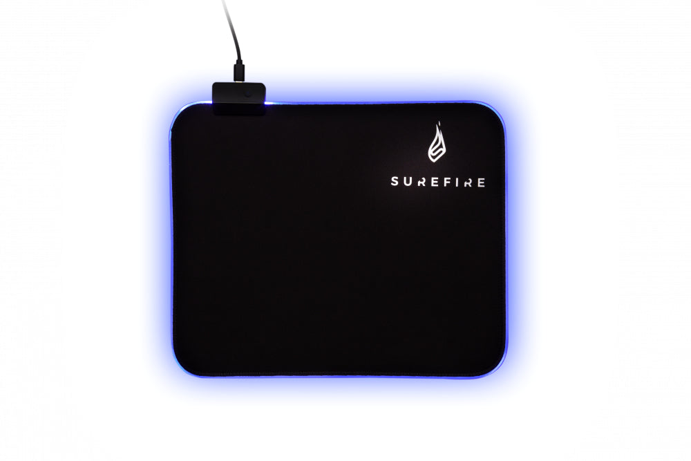 VERBATIM SUREFIRE SILENT FLIGHT RGB-320 GAMING MOUSE PAD WCF (P)