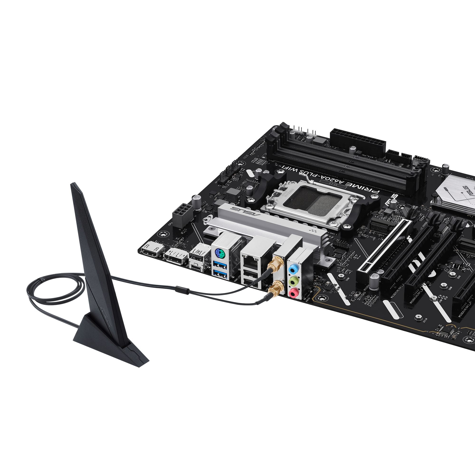 ASUS PRIME A620A-PLUS WIFI ATX motherboard 4xDDR5 1xPCIe 4.0 2xM.2 1xHDMI 1xDisplayPort 4xSATA