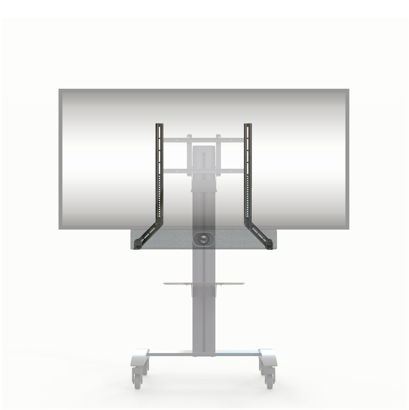 Peerless Universal UC/VC Soundbar Mount for 55in to 85in single displays and 55in to 75in dual displays