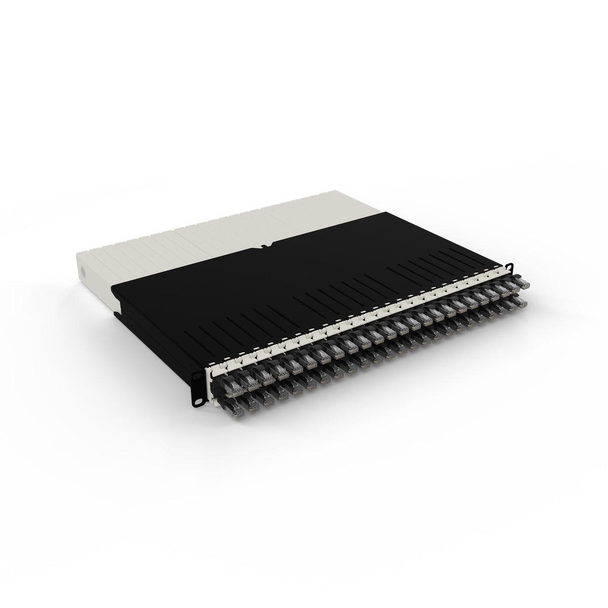 PATCHBOX ONE 24x CAT6A UTP NOIR 0,8 m 8U