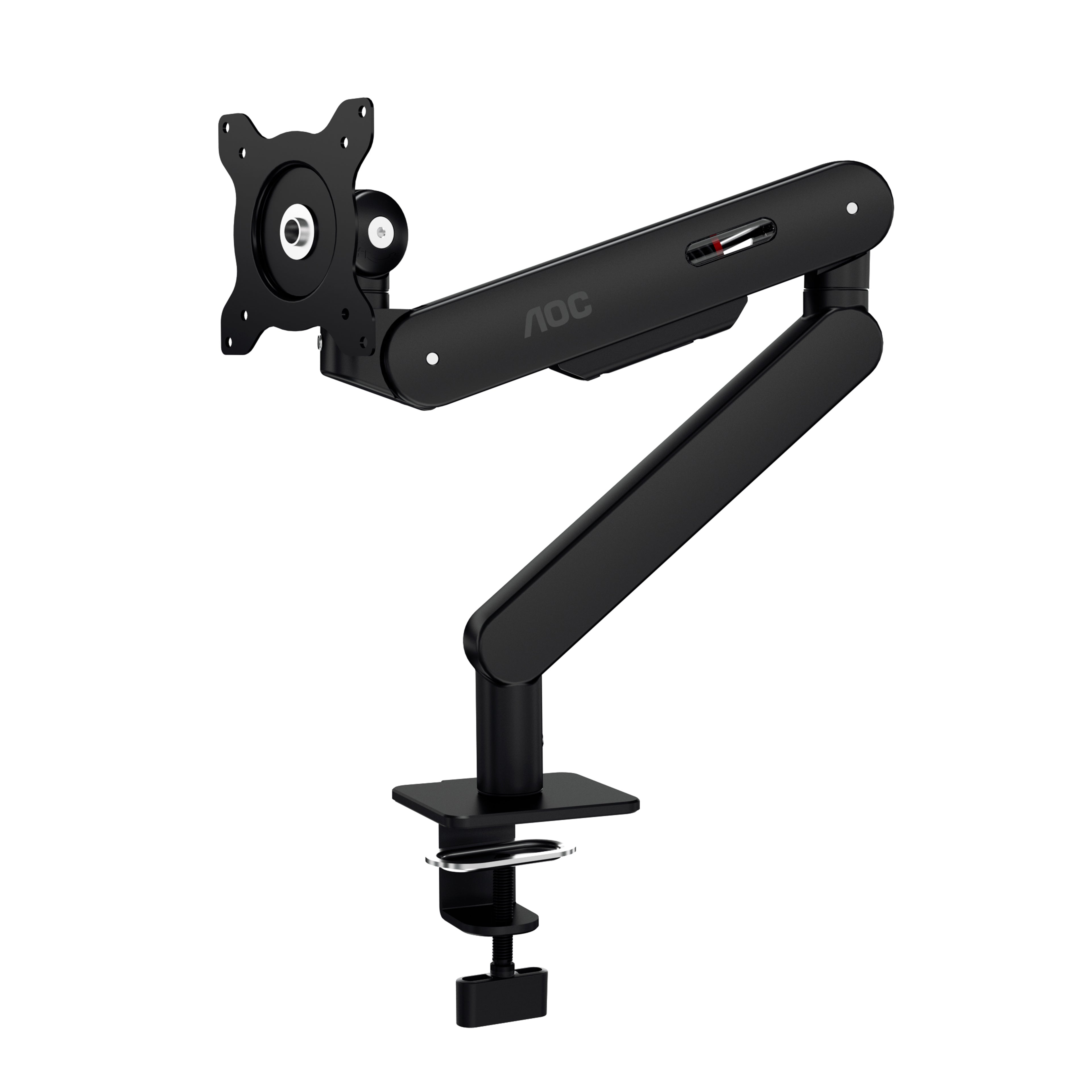 AOC AM400 bras réglable - pour écran plat - alliage d'aluminium - noir - Taille d'écran : 17"-34" - montrable sur bureau