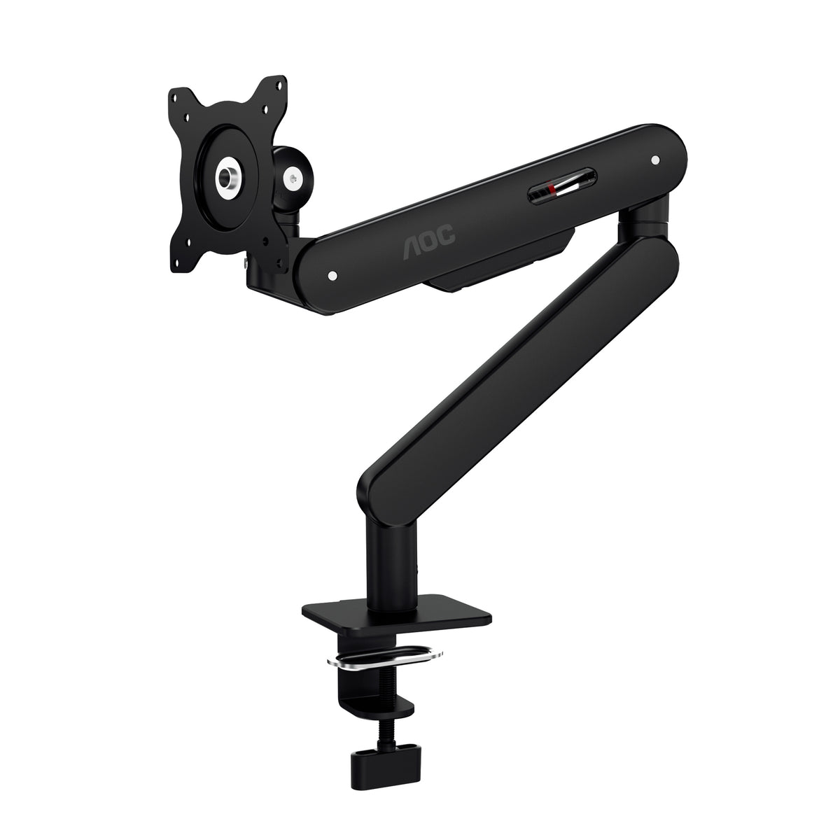 AOC AM400 bras réglable - pour écran plat - alliage d'aluminium - noir - Taille d'écran : 17"-34" - montrable sur bureau