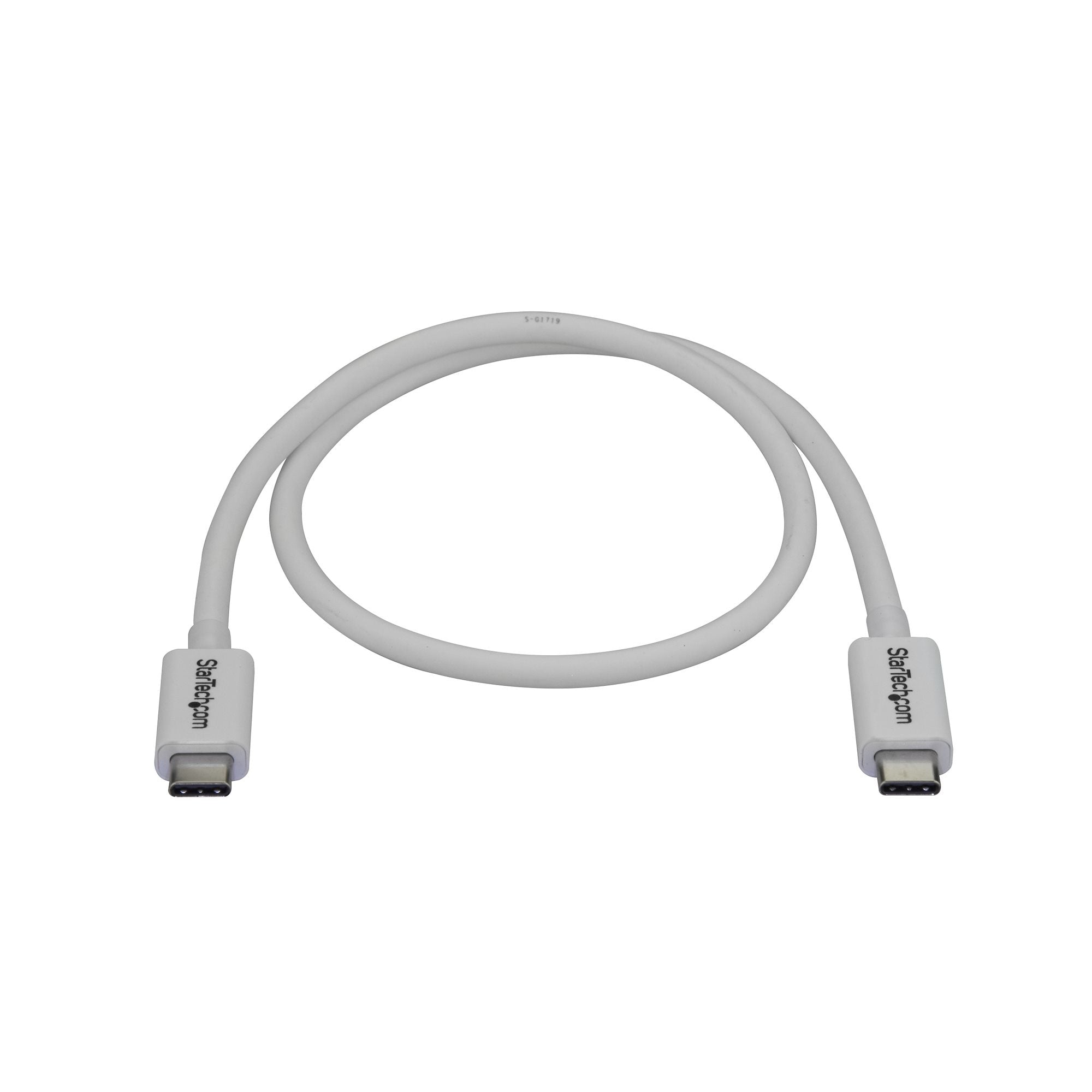 Thunderbolt 3 Cable 0.5m 40Gbps White