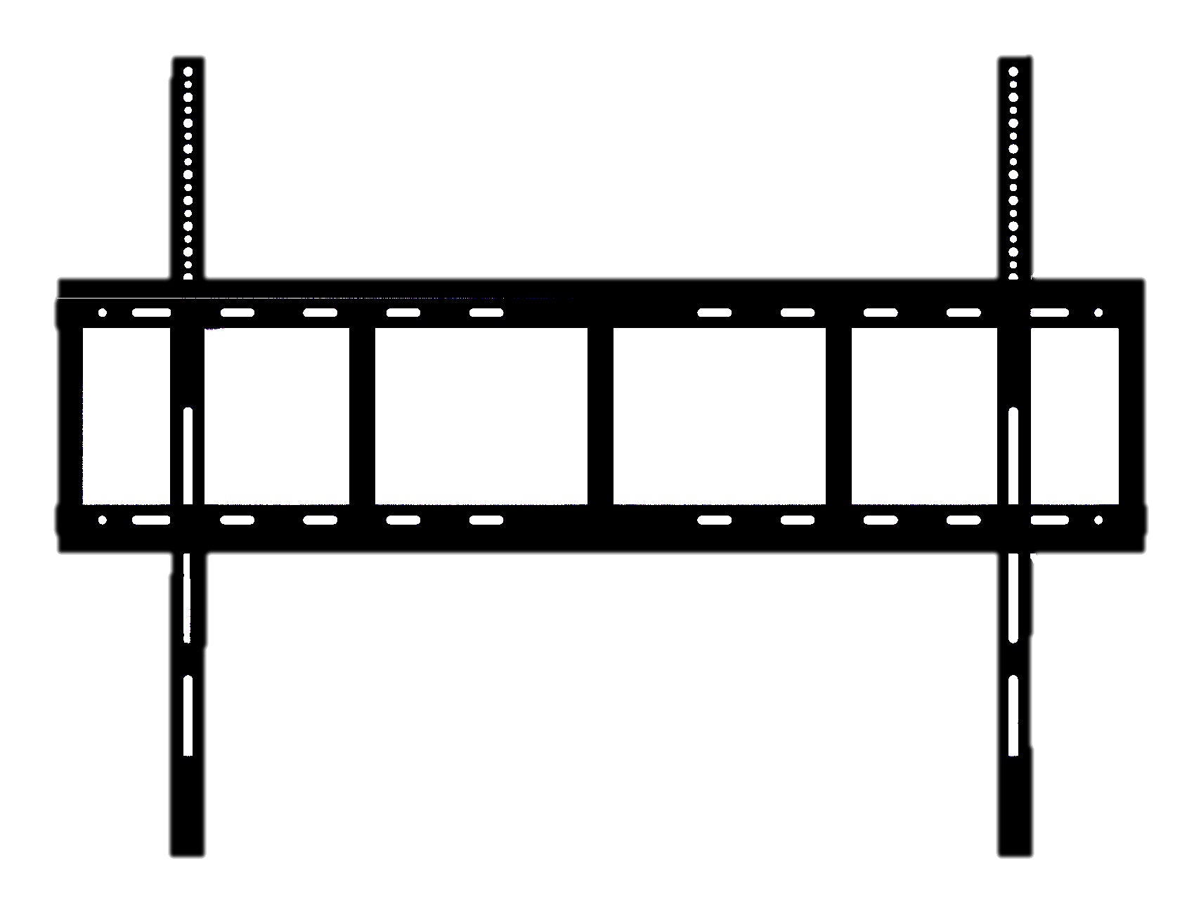 Yealink Wall mount for 75 and 86 inch MeetingBoard and ETV