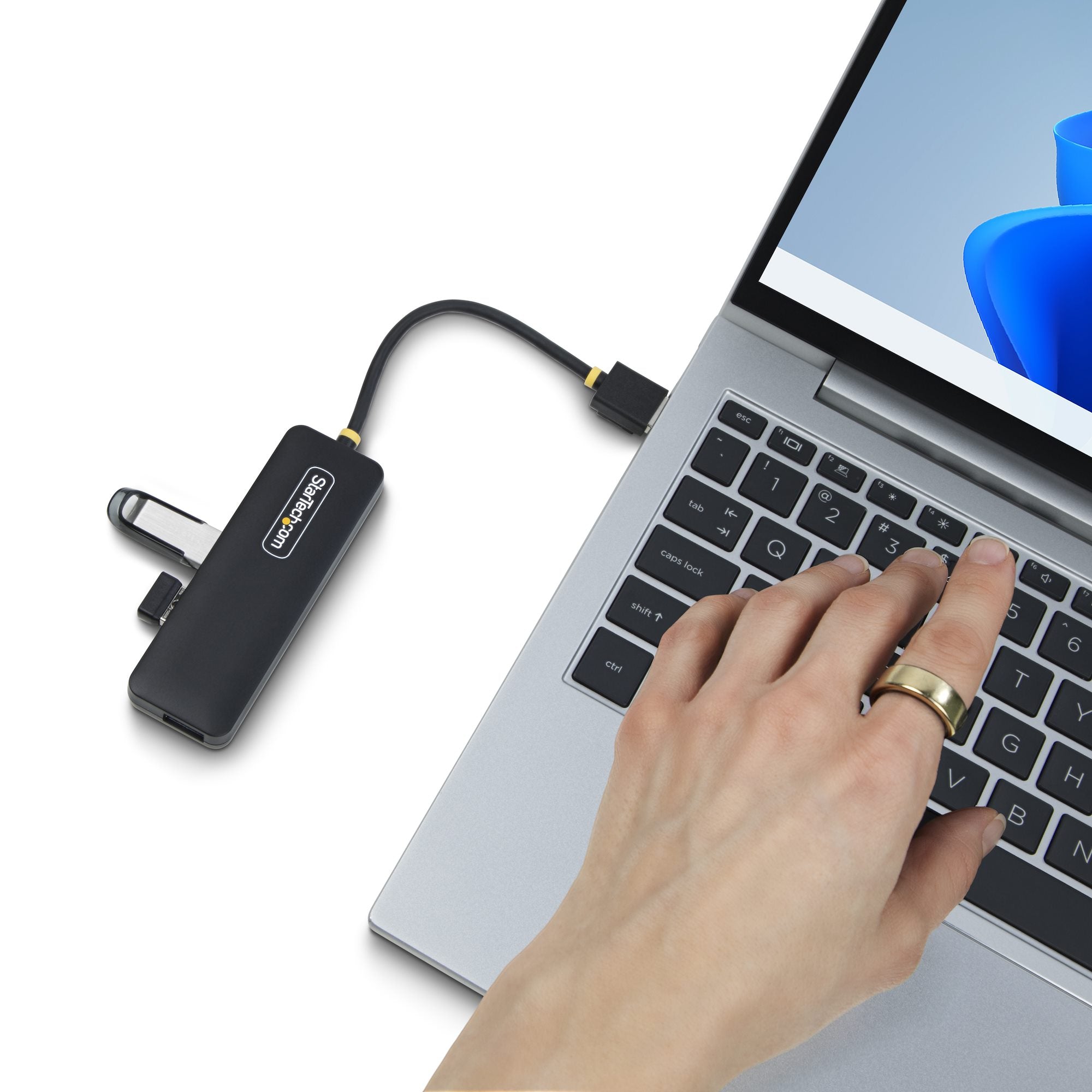 4-Port USB-A Hub Bus Powered 5Gbps