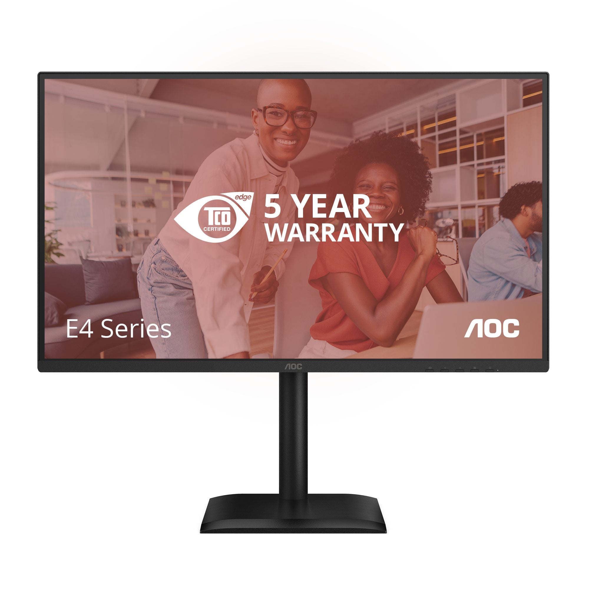AOC 27E4CV - Écran LED - 27" - 1920 x 1080 Full HD -  @ 120 Hz - IPS - 300 cd/m² - 1500:1 - 4 ms - HDMI, DP, USB-C, RJ45, GAR 5 ans