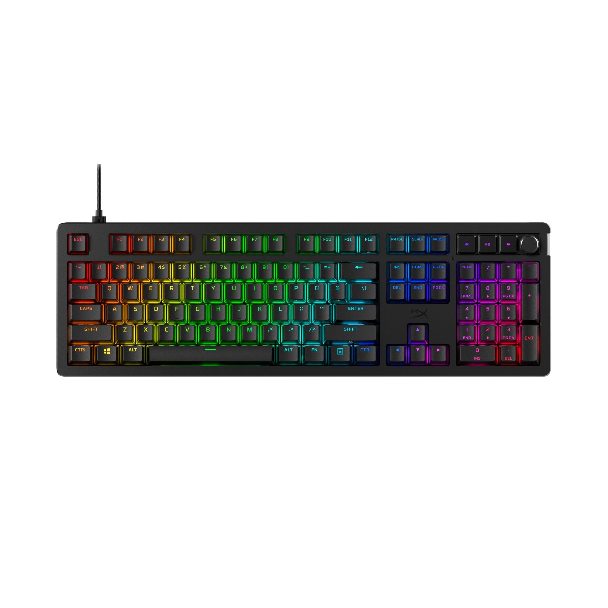 Clavier mécanique HyperX Alloy Rise RGB - Interrupteurs linéaires HyperX - QWERTY US INT