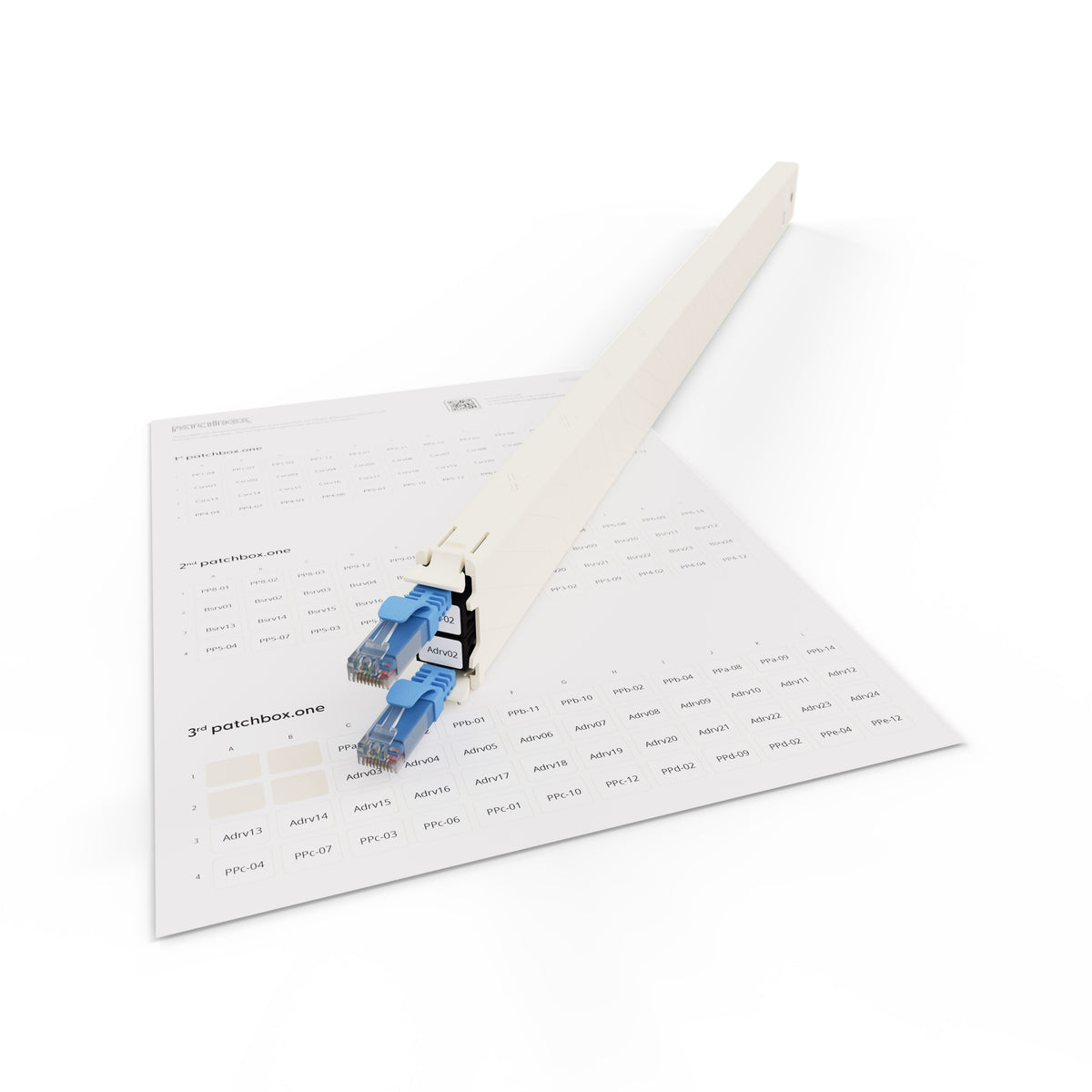 LOT DE 432 ETIQUETTES POUR PATCHBOX ONE