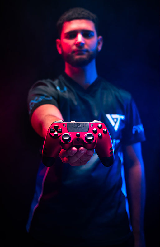 LEXIP X STEELPLAY - SLIM PACK - MANETTE SANS-FIL - ROUGE RUBIS MULTI