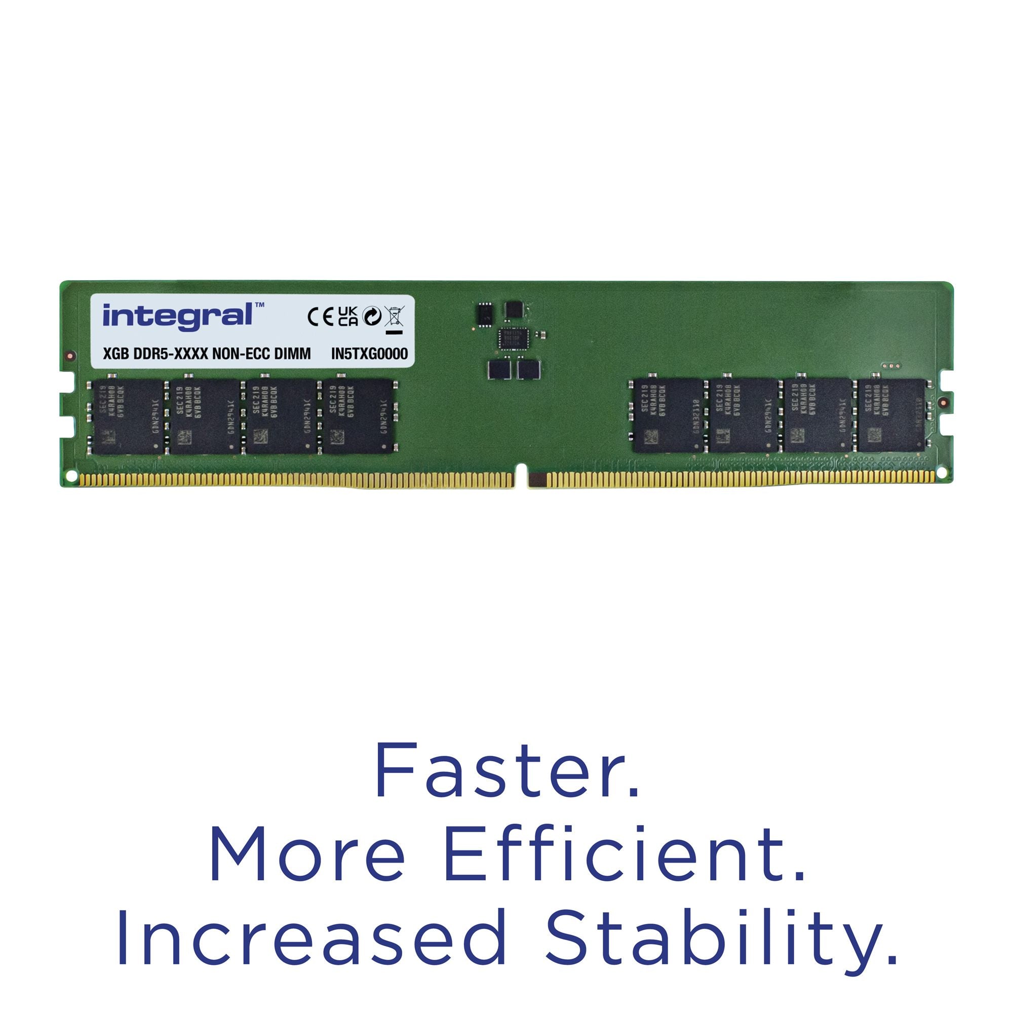 8GB PC RAM MODULE DDR5 4800MHZ PC5-38400