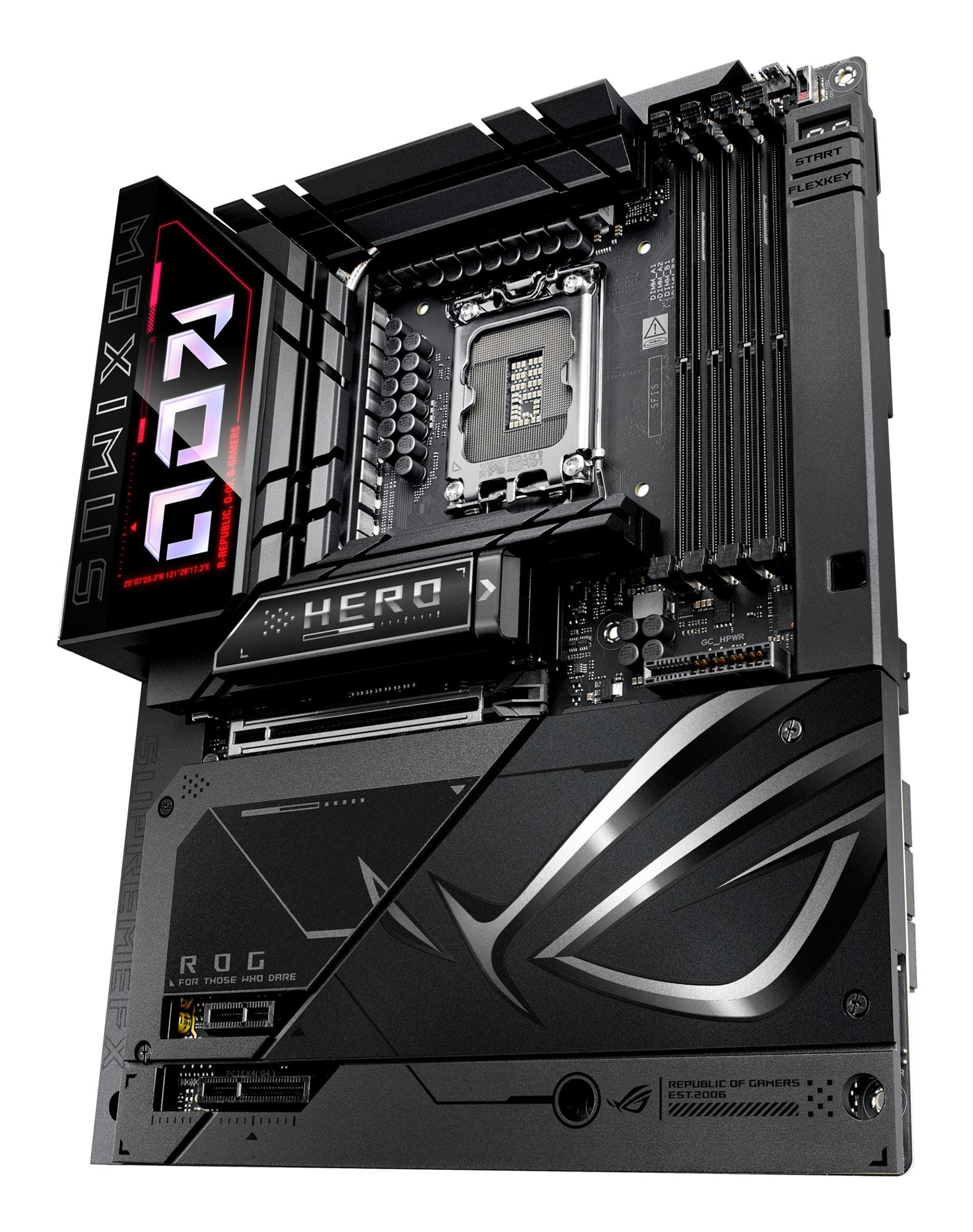 ASUS ROG MAXIMUS Z890 HERO BTF LGA 1851 DDR5 ATX motherboard 1xHDMI 2xThunderbolt 6xM.2 4xSATA