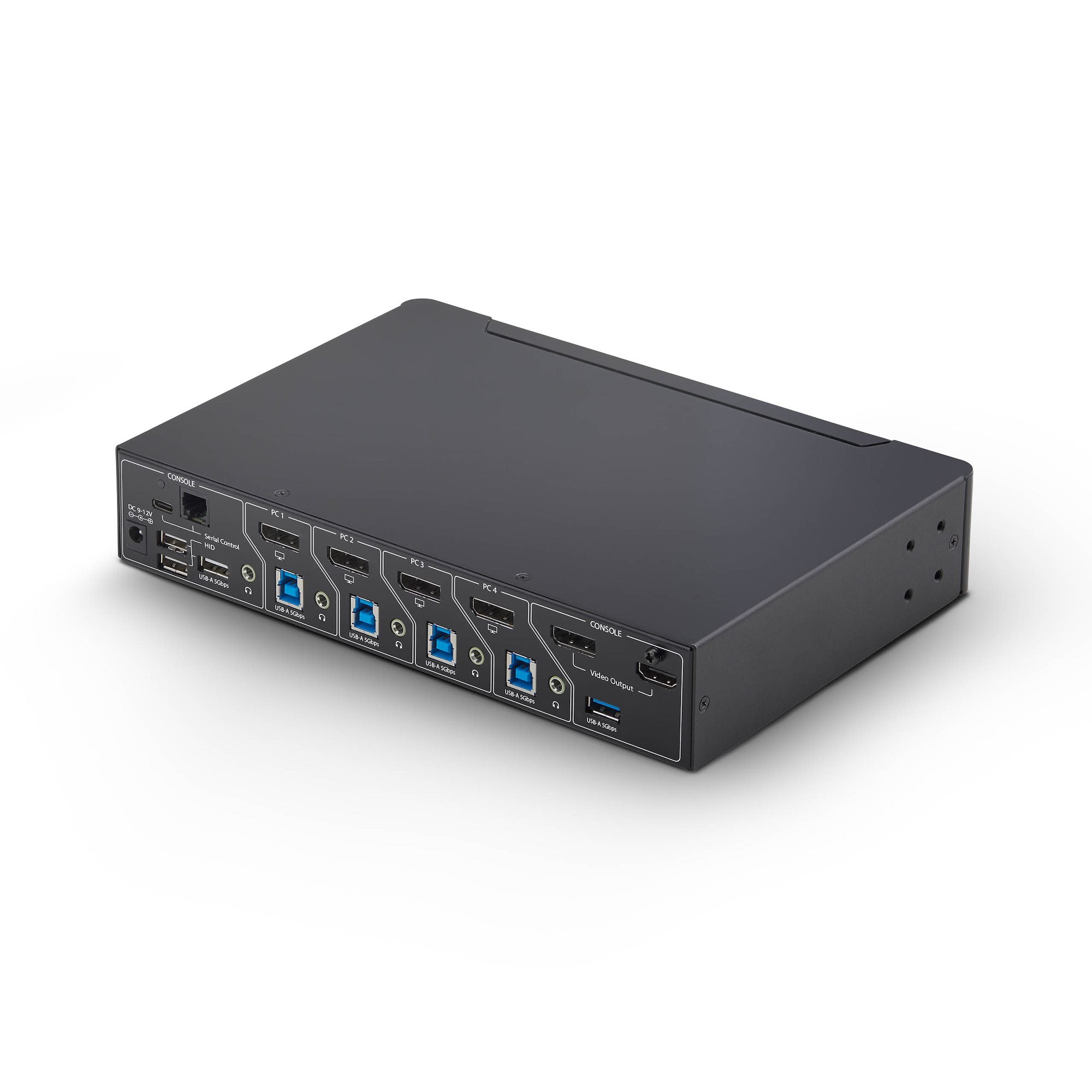 4-Port DP KVM Switch with Mouse Roaming